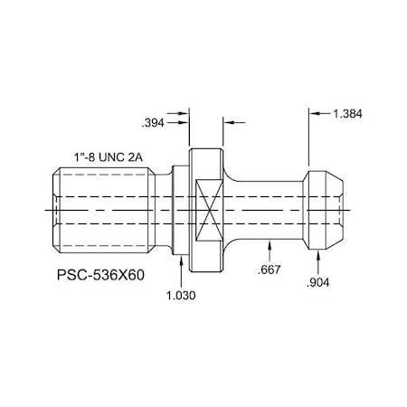 Tj Davies Co Coolant Through Retention Knob PSC-536X60